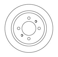 NF PARTS stabdžių diskas NF1699029